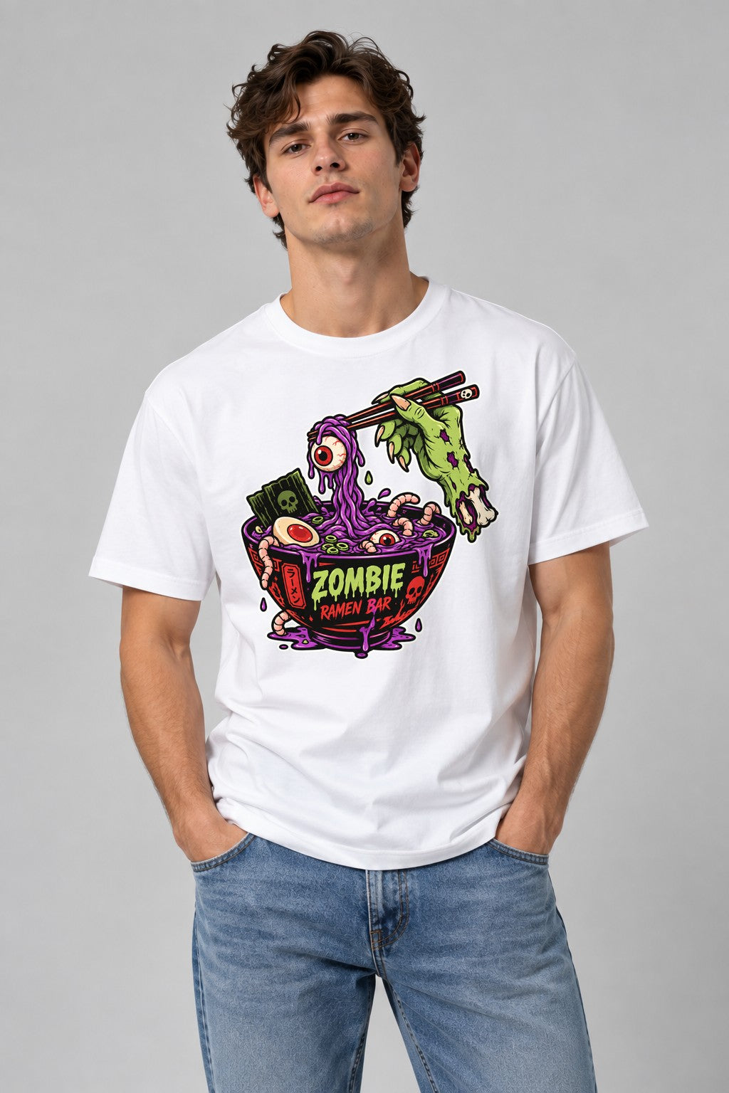 Zombie Ramen Bar - White