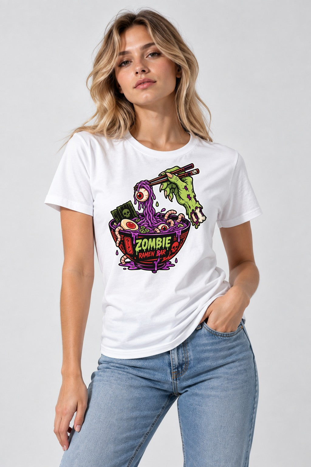 Zombie Ramen Bar - White